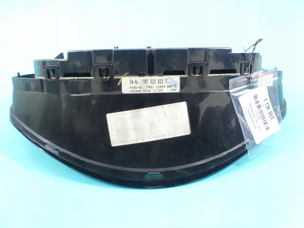 фото №11, Лічильник seat alhambra mk1 lift 1.9 tdi europa