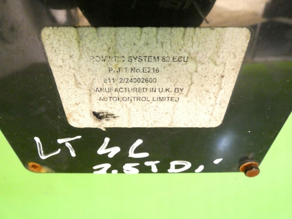 фото №2, Ограничитель скорости romatic система 80 ecu e216 vw lt ii lt46 2.5 tdi