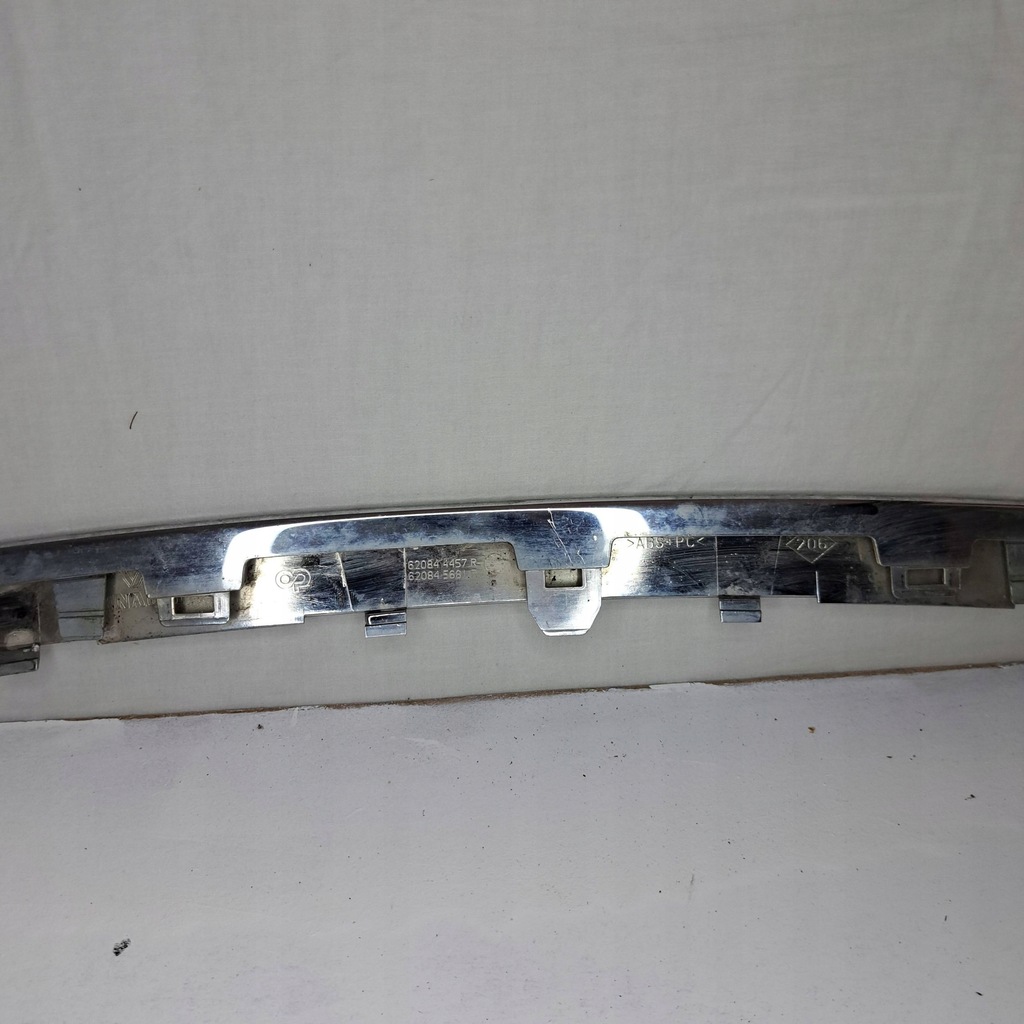 фото №7, Renault scenic с передний молдинг бампера передний хром 620844457r