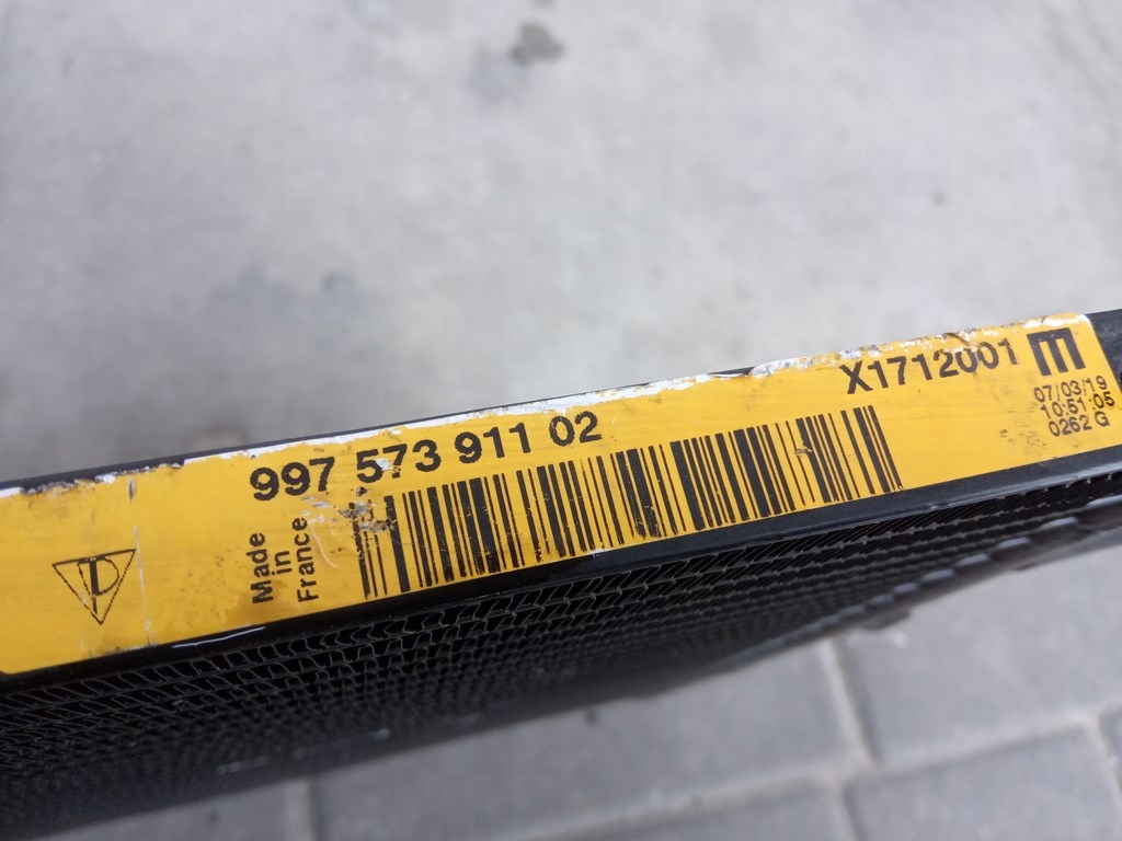 фото №6, Porsche 911 997 радиатор кондиционера 99757391102