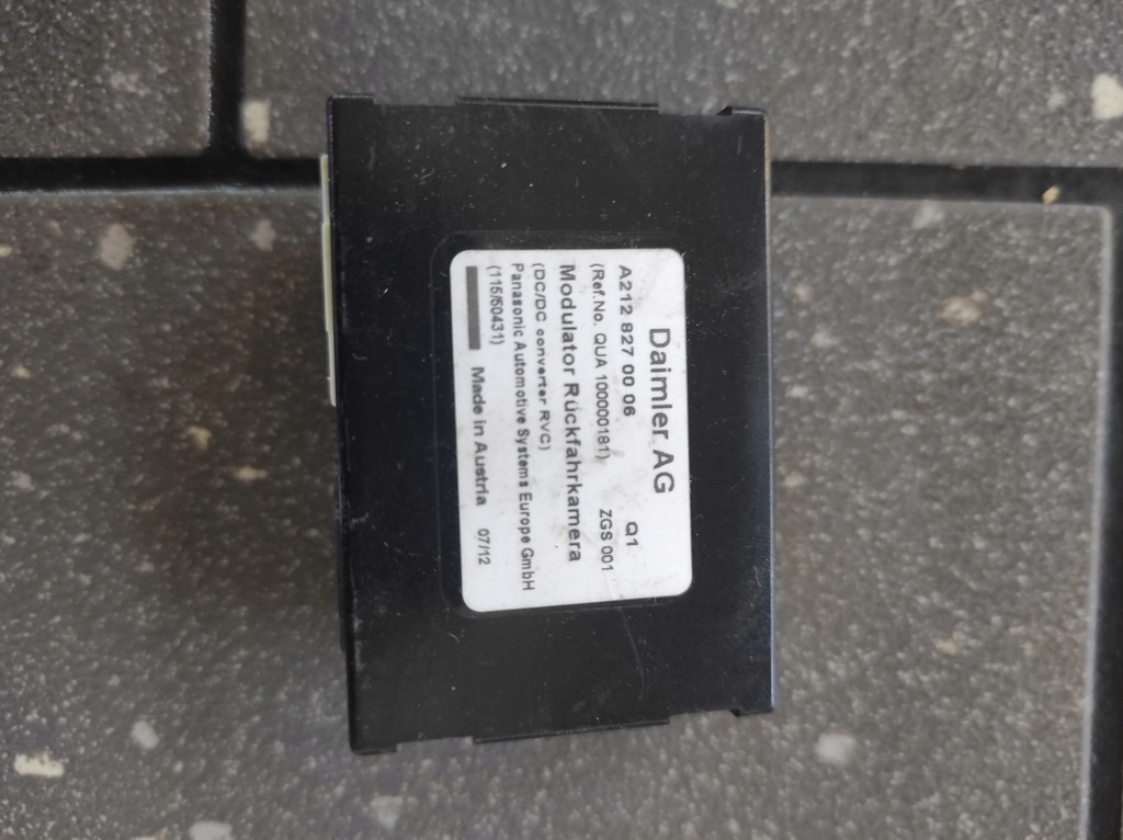 фото №1, Модуль камери заднього виду mercedes w212 a2128270006