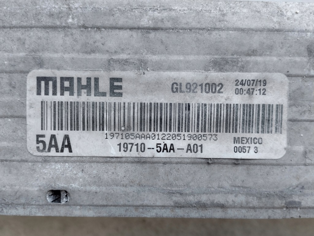 фото №11, Honda civic x 17-21 радіатор повітря інтеркулер 19710-5aa-a01