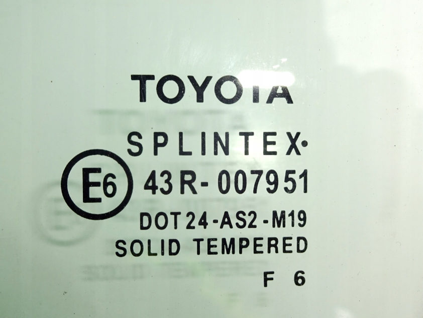 фото №2, Скло передня ліва двері toyota yaris ii 3 двері