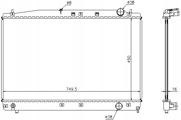 фото №2, Радиатор toyota previa / estima r3#, r4# 00-