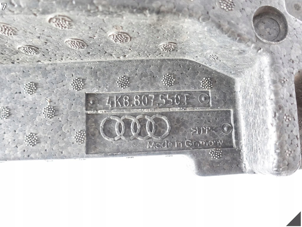 фото №8, Audi rs6 rs7 c8 4k0 4k8 19- абсорбер пена бампер перед балка + датчик