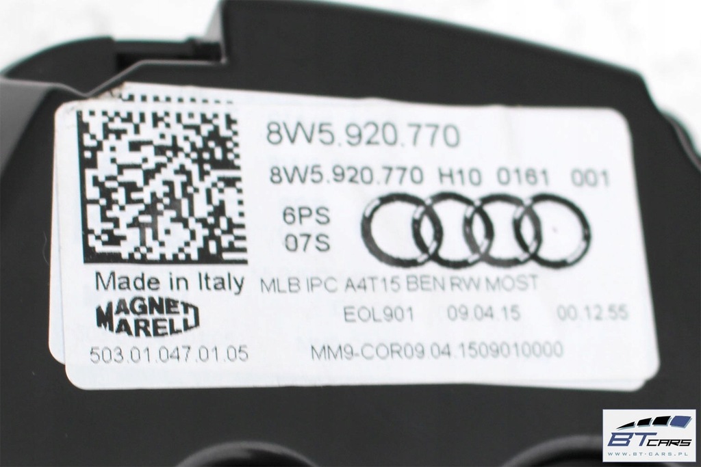 фото №6, Audi a4 прилади прилади бензин 8w5920770 приладова панель лічильник 8w5 920 770 8w59207