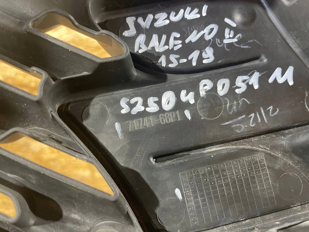 фото №10, Suzuki baleno ii 2 15-19 решітка радіатора решітка радіатора хром решітка середня бампера перед