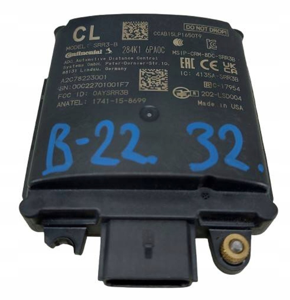 фото №1, Nissan juke 2 ii 16- радар acc distronic