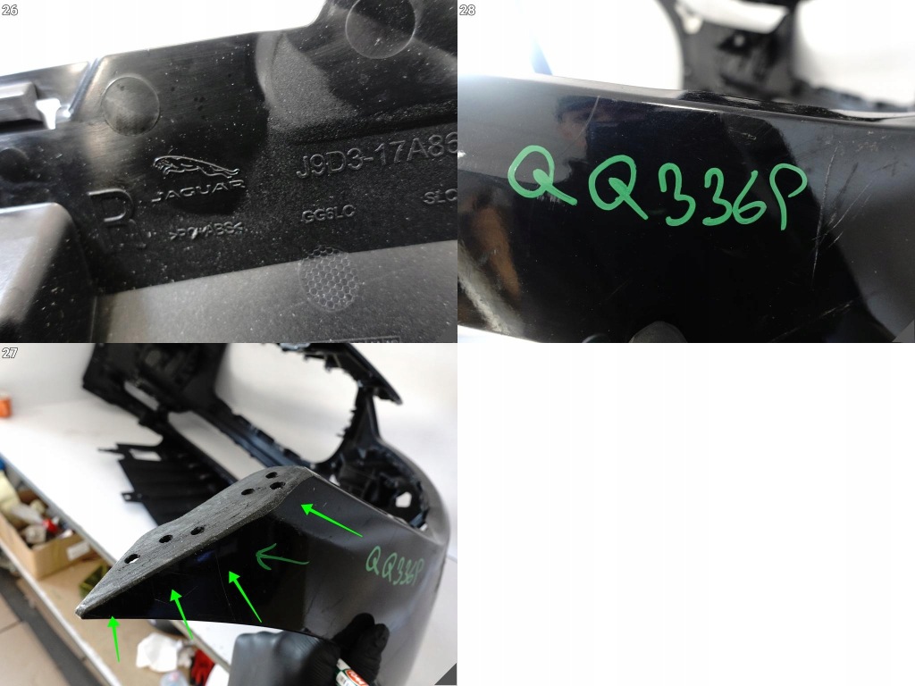 Jaguar i-pace x590 18-24 бампер бампер перед омыватель / 6xpdc с Разборки