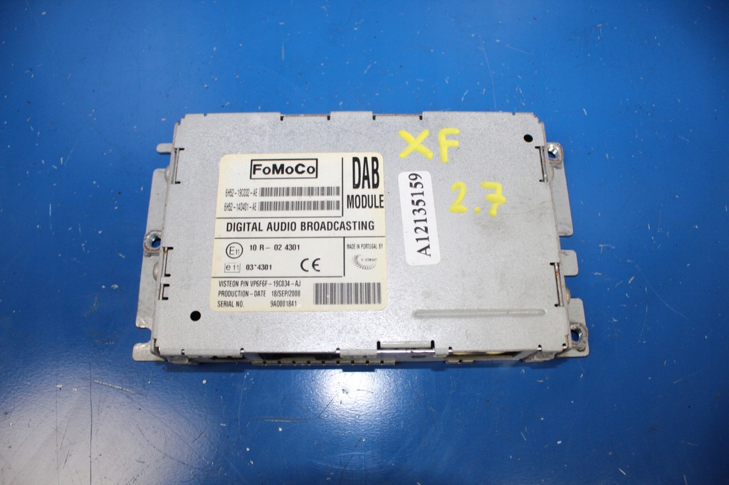 фото №1, Jaguar xf i модуль блок керування радіо dab тюнер