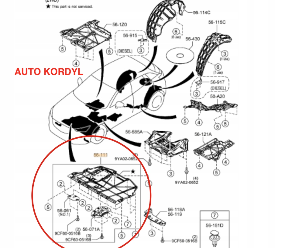 фото №1, Защита pod двигатель mazda cx3 2015 2 wd