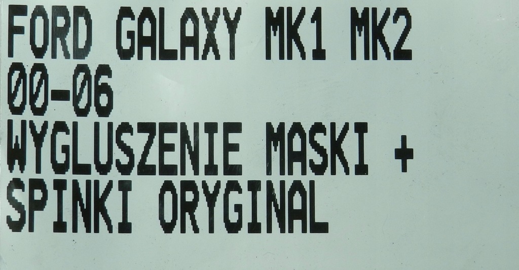 фото №8, Ford galaxy mk1 lift mk2 шумоізоляція капот + кліпси