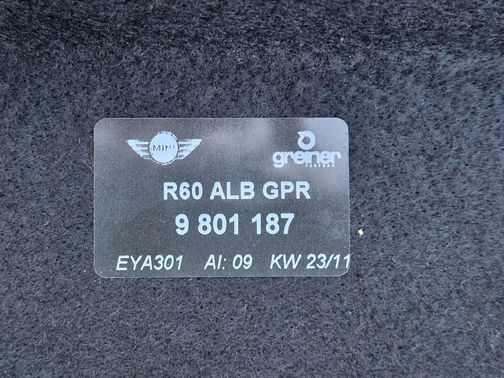 фото №8, Mini countryman r60 полка багажника 9801187 10-2017