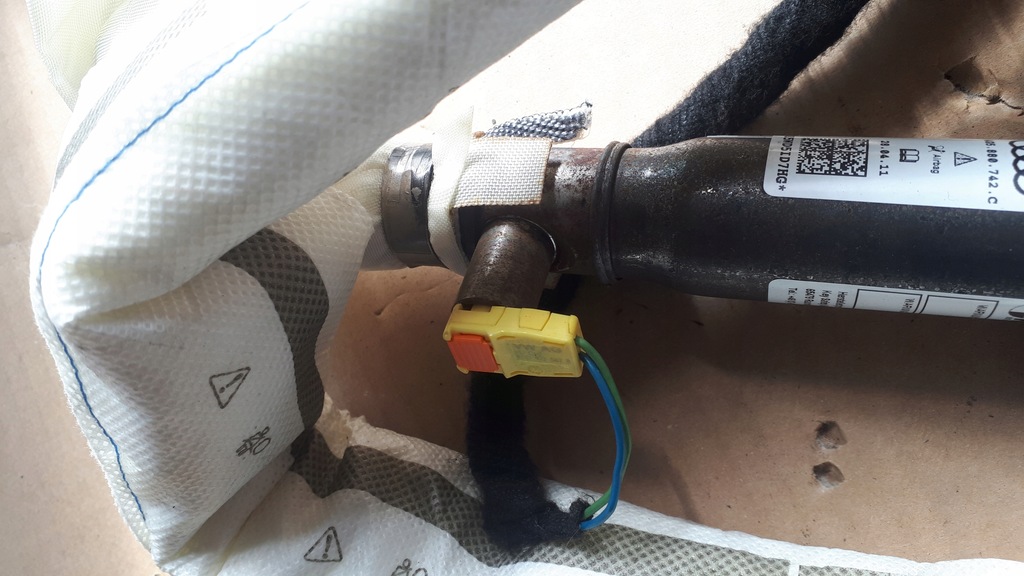 фото №9, A6 c7 4g шторка безопасности правая подушка безопасности sedan 4g5880742c