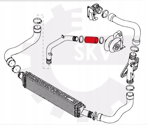 фото №3, Шланг труба интеркулер audi a4 b8 2.7tdi 3.0tdi