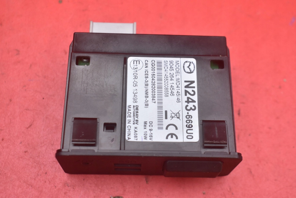 фото №5, Port разъём usb aux n243-669u0 mazda mx5 mx-5 4 iv nd 15-21