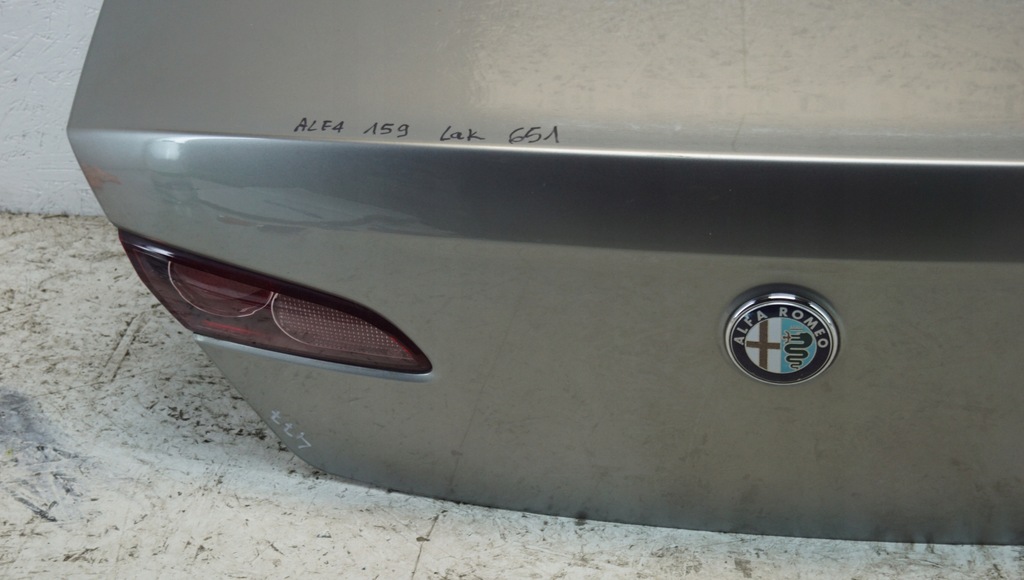 фото №8, Alfa romeo 159 крышка багажника багажника задняя sedan 651