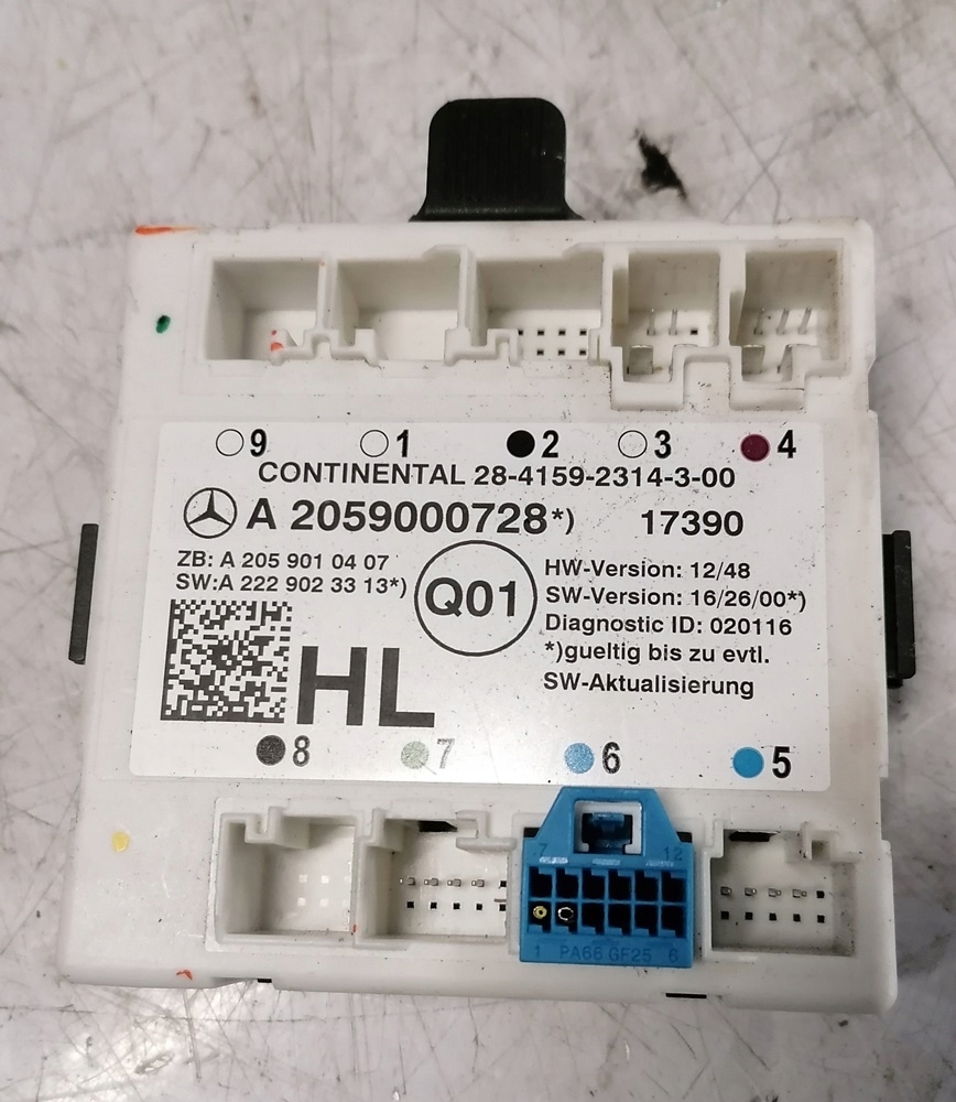 фото №1, Mercedes c-klasa w205 18r модуль двері a2059000228