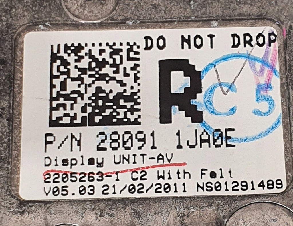 фото №6, Дисплей монитор infiniti fx50 fx ii 280911ja0e