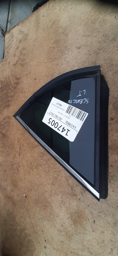 фото №3, Скло кузовна лівий задня renault scenic iv 2017r