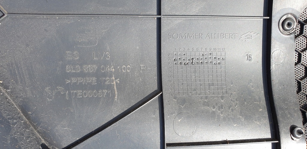 фото №7, Обивка обшивка правый задняя задний seat ibiza iii 3d оригинальный номер