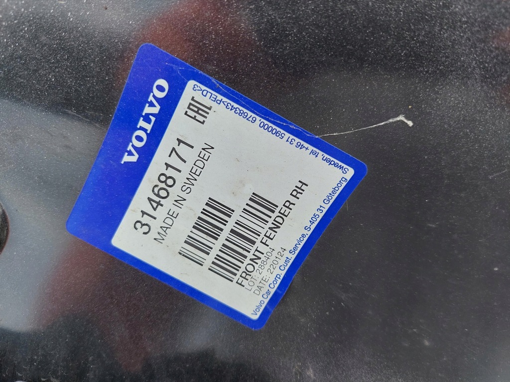 фото №7, Крила перед передній правий volvo s60 iii v60 ii 711 -16