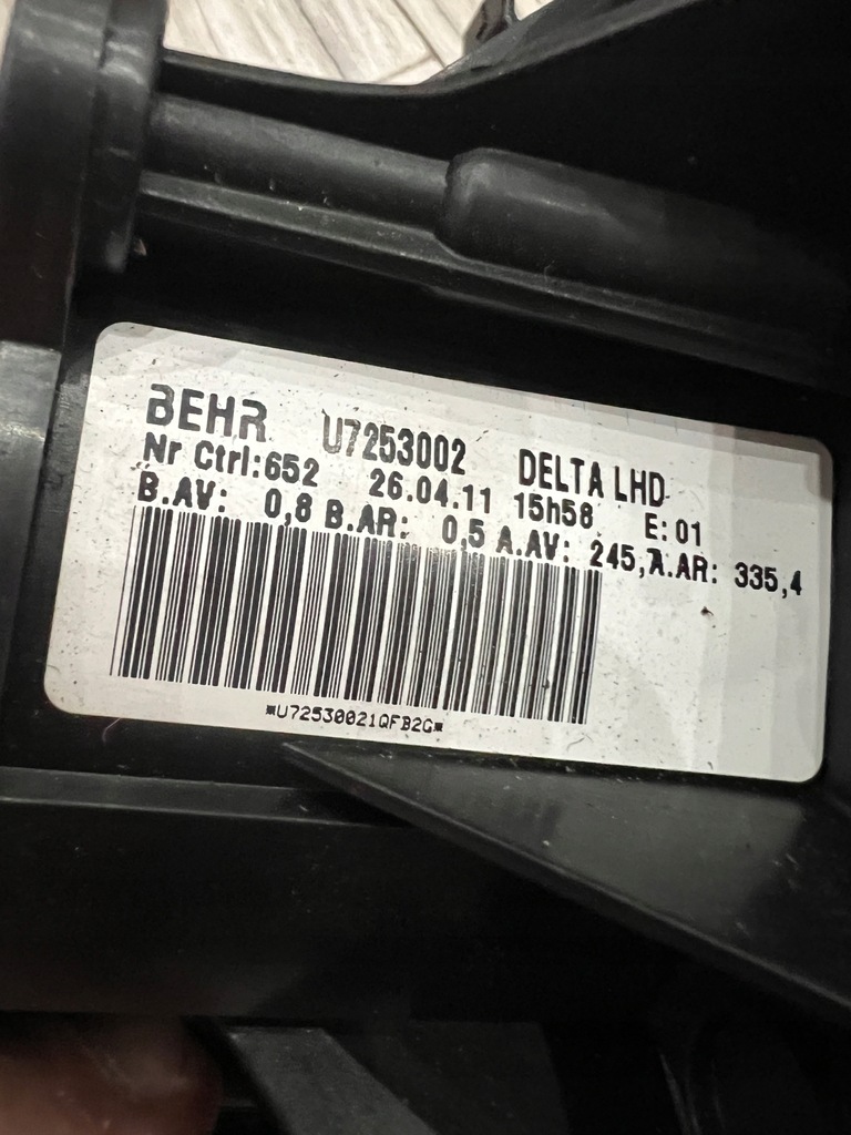 фото №5, Opel astra j iv вентилятор воздуходувка europa u7253002 25020139