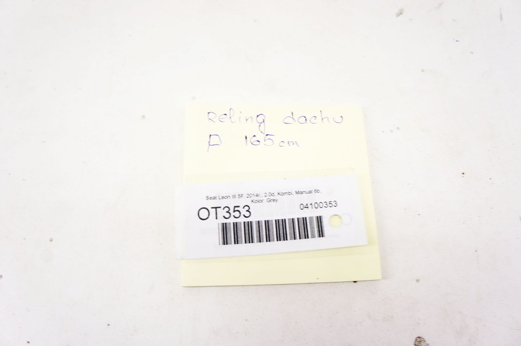 фото №5, Ot353 seat leon iii 5f рейлинг крыша правый kombi