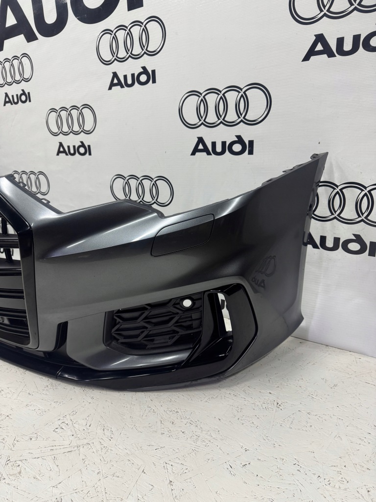 фото №6, Бампер передній audi s6 c8 4k s-line 2017-2024 6x pdc омивачі black edition