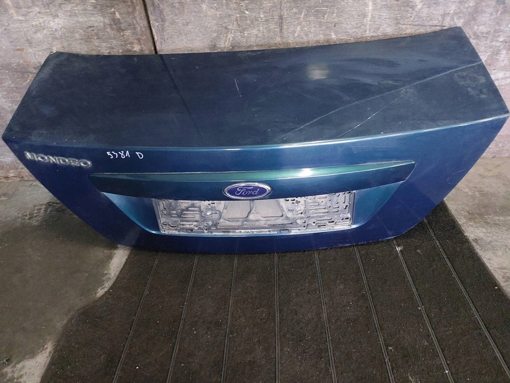 фото №11, Kompletny задняя ford mondeo mk3 крышка багажника бампер лампы задняя