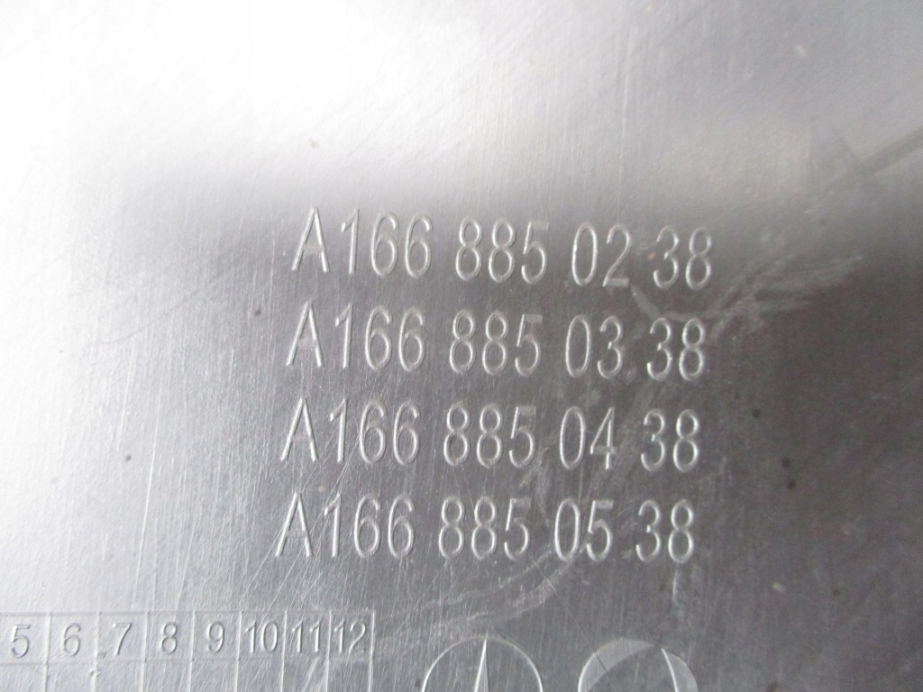 Спойлер dół накладка бампера перед mercedes gle w166 a1668850238 Киев