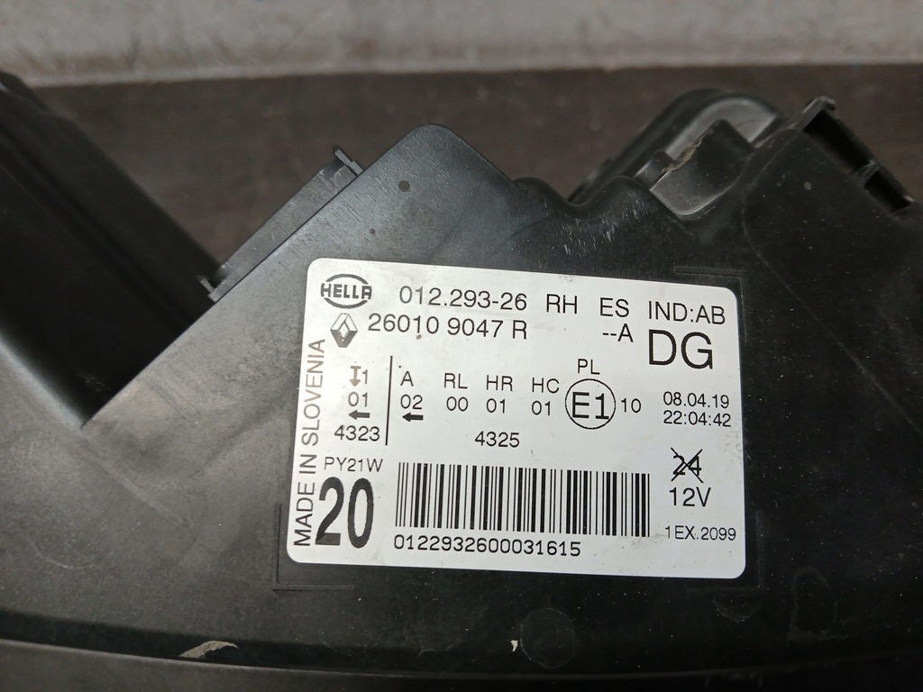 фото №3, Лампа перед права renault scenic iv 4 full led 260109047r