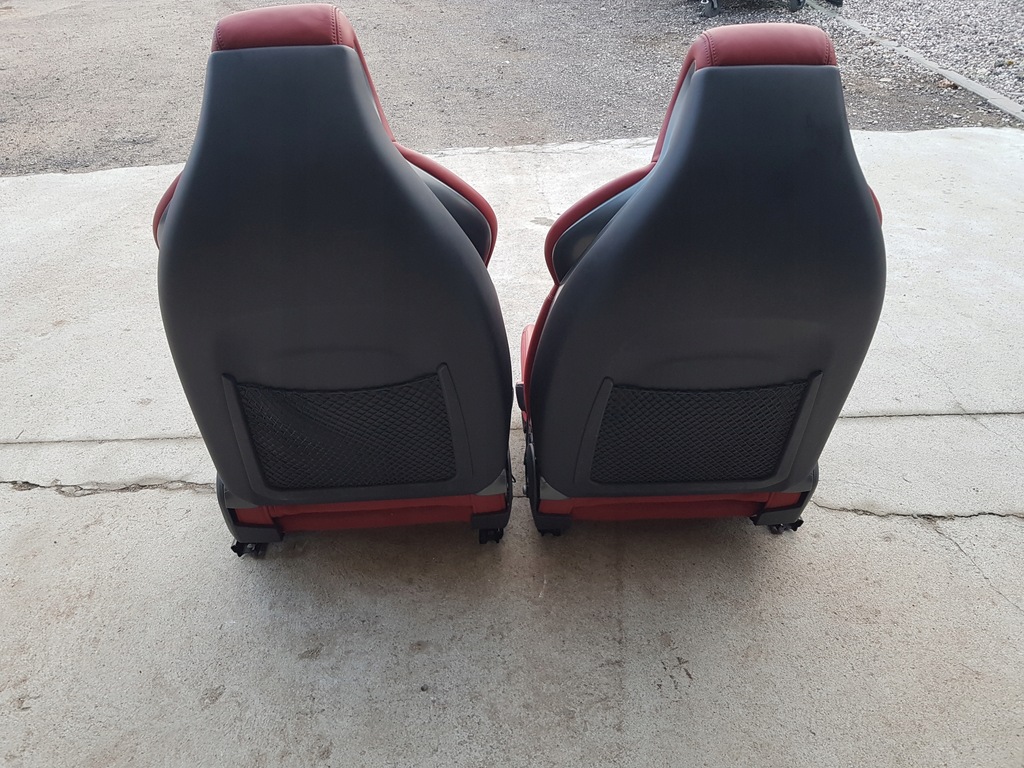 фото №15, Audi a5 s5 17-сидіння заднє сидіння обшивки тунель sportback шкіра czerwona usa