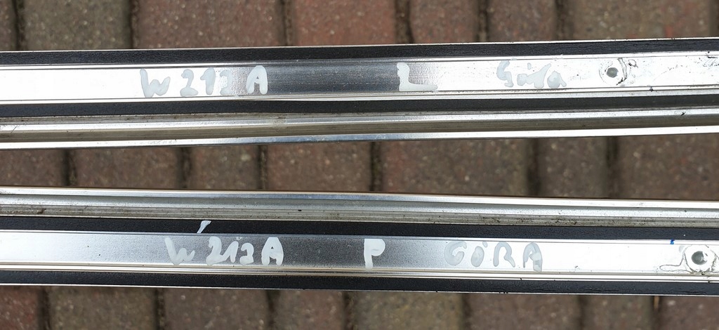 фото №6, Молдинг накладки дахова дах mercedes w212 пара