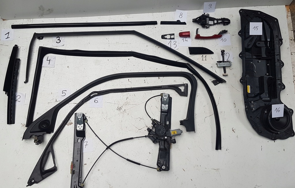 фото №1, Молдинг верхний дверь рамка чехол evoque sport 3d