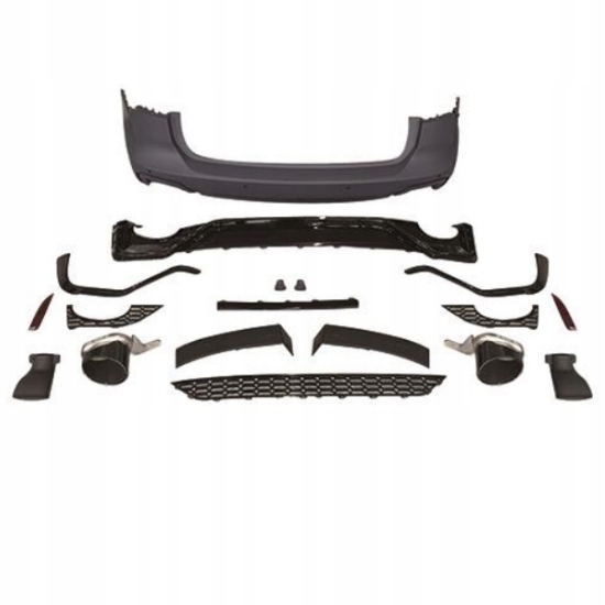 фото №9, Бампер задний audi a6 c8 2018+ образец rs6 kombi