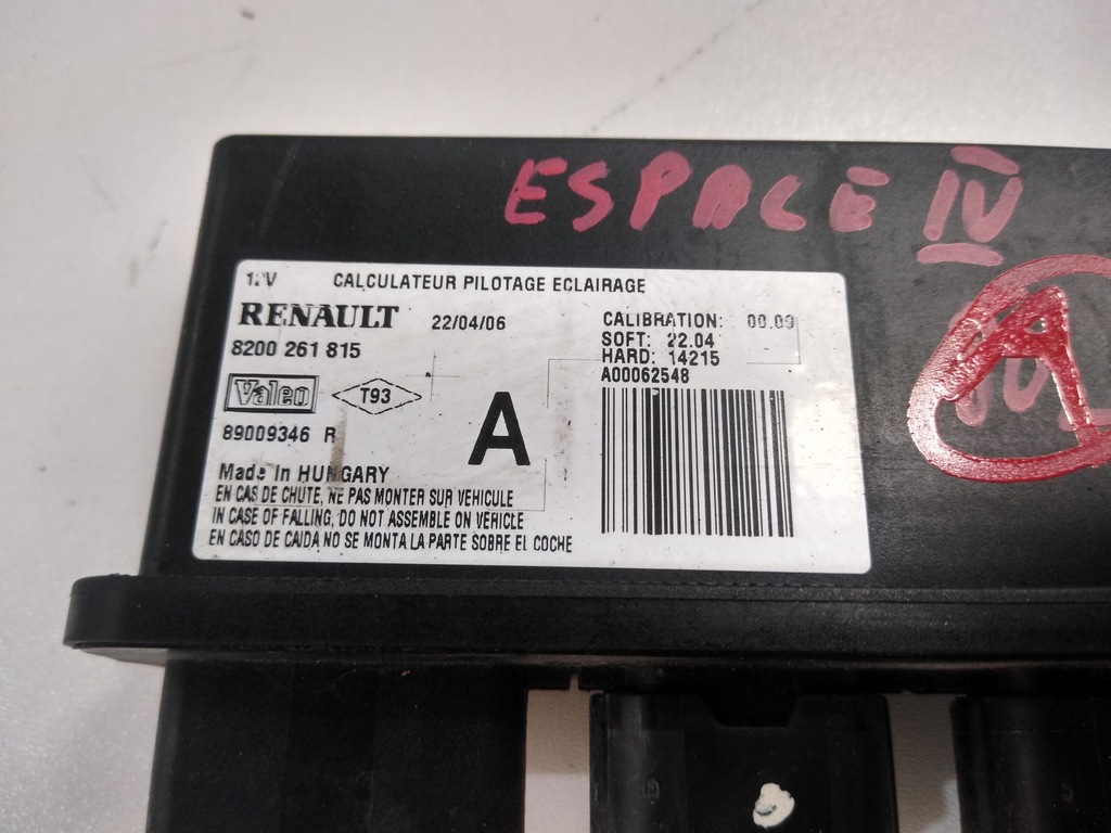 фото №2, Блок управления света модуль renault laguna ii