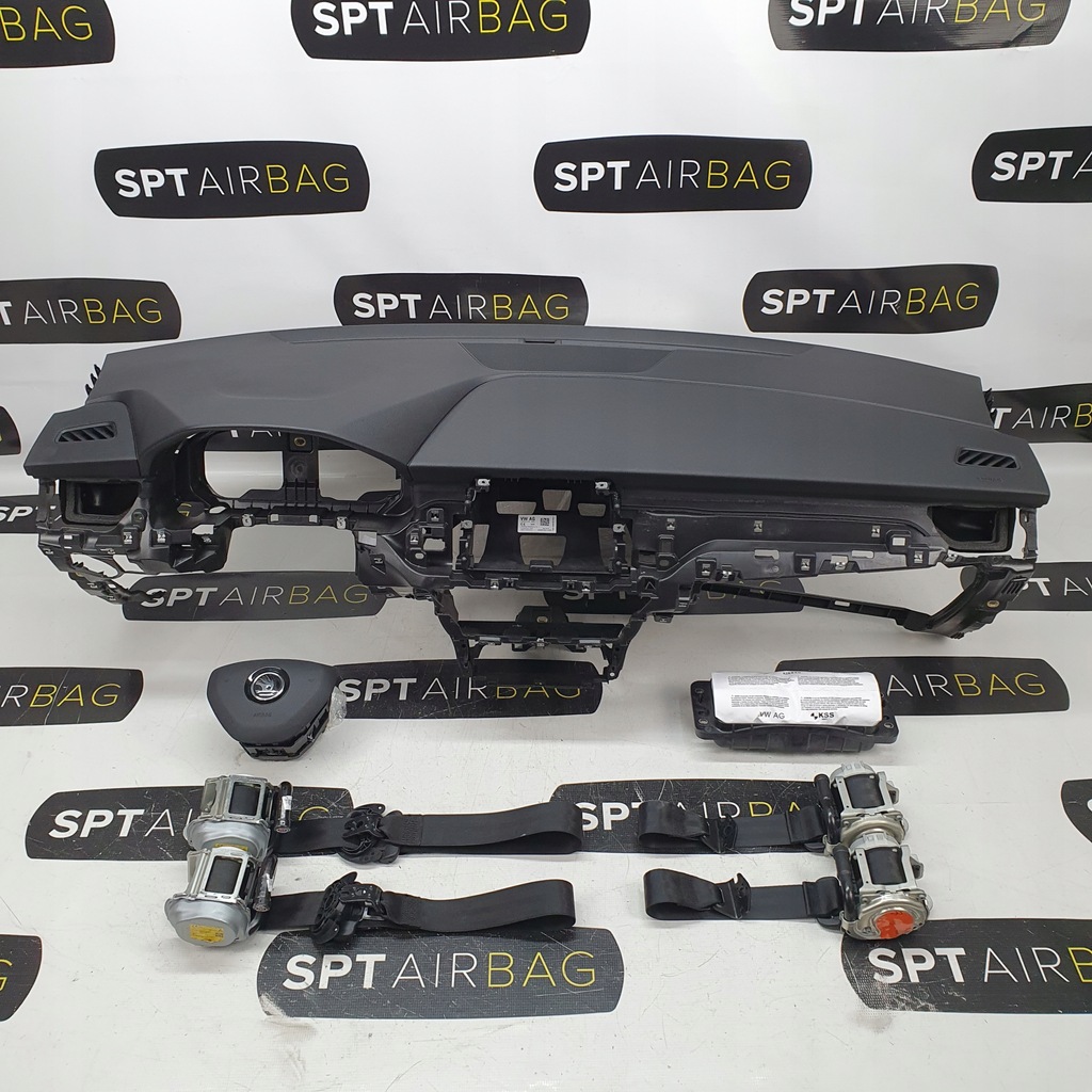 фото №1, Scala kamiq приборная панель консоль подушки безопасности ремни подушка безопасности