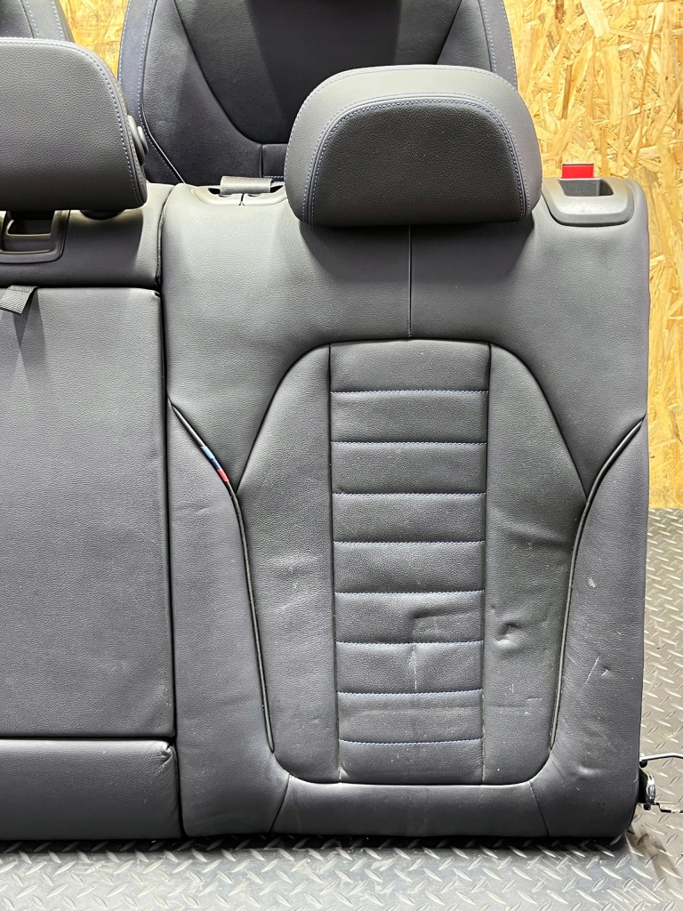 фото №12, Сидіння заднє сидіння обшивки bmw x4 g02 m40i czarna шкіра підігрів електричний europa