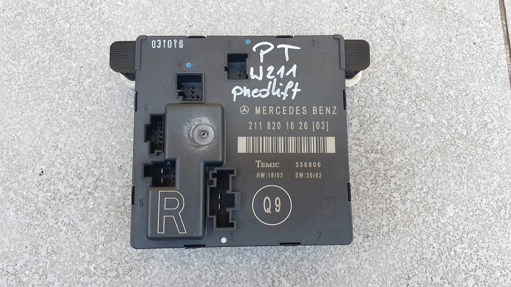 фото №1, Модуль дверь mercedes-benz оригинальный номер a2118201626