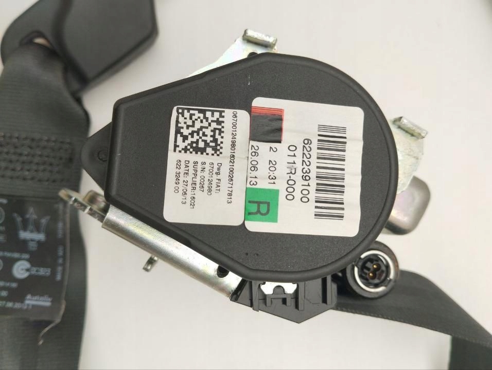 фото №7, Maserati quattroporte 2014 pas безпеки сидіння передній 6700014270