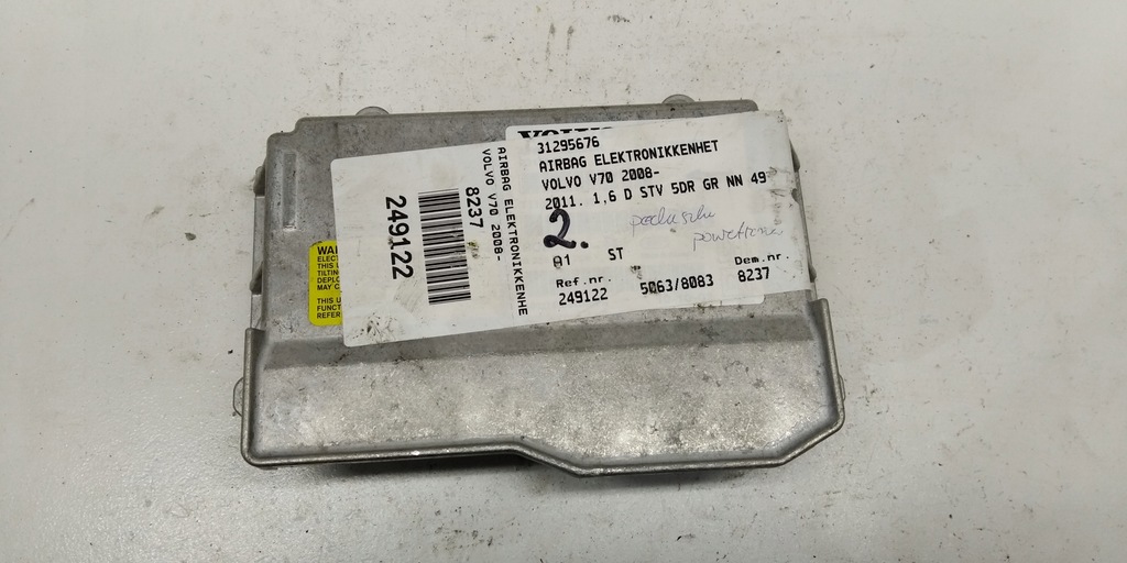 фото №1, Volvo v70 iii xc70 s80 ii датчик модуль подушек