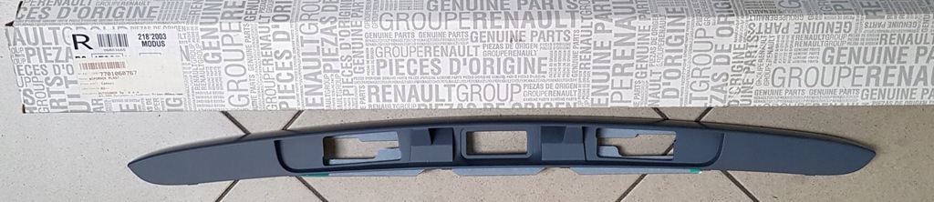 фото №5, Молдинг задній кришки новий оригінал renault modus modus grand оригінальний номер 7701060767
