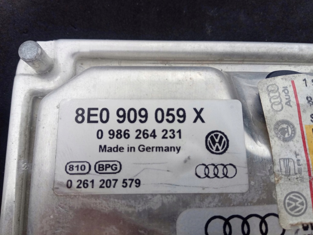 фото №6, Блок управления двигателя audi a4 b6 8e0909059x nr809