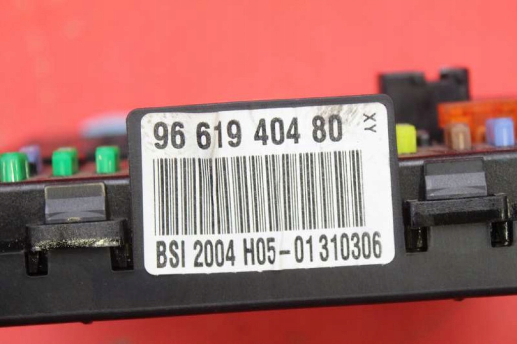 фото №7, Коробка запобіжників bsi 9661940480 citroen c5 1 i 3.0 v6 207 km 04-08