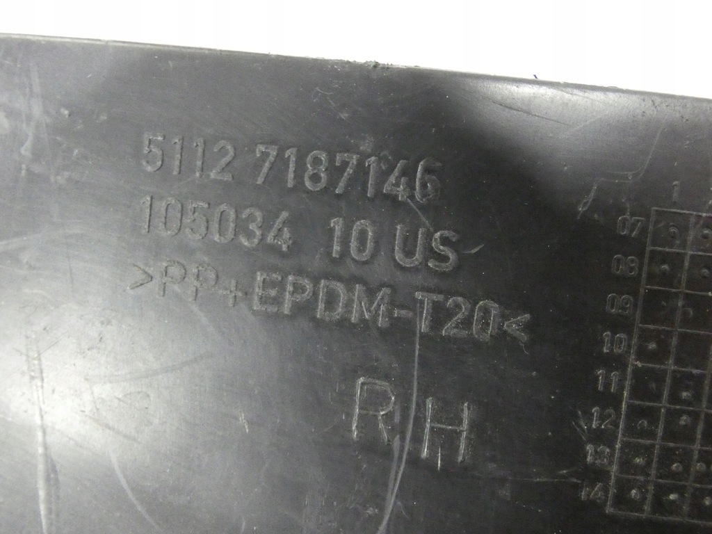 фото №8, Накладка бампера задня права bmw x-6 e71 114.