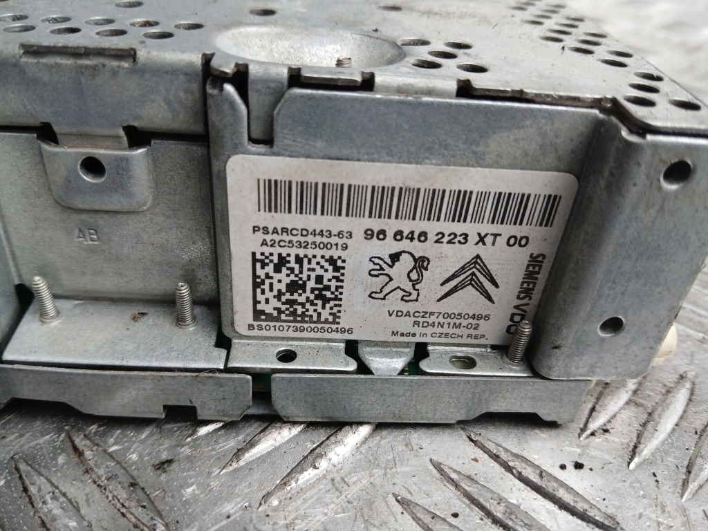 фото №6, Citroen c4 picasso i радиопроигрыватель cd mp3 96646223xt00 2007r