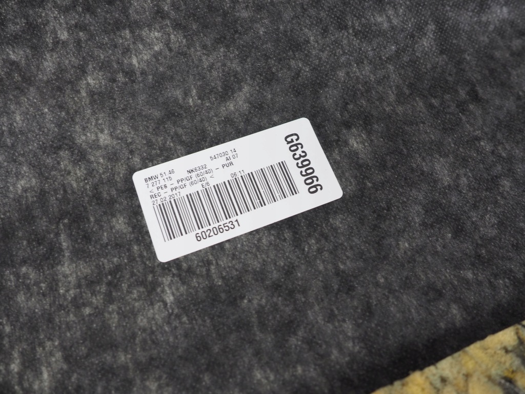 фото №11, Bmw 6 f06 полка задняя задняя обшивка 7277115