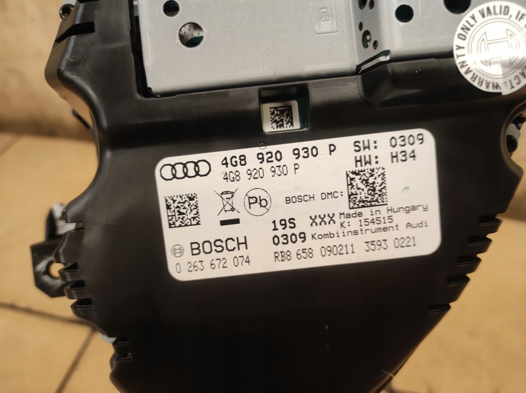 фото №8, Лічильник прилади audi a6 c7 eu