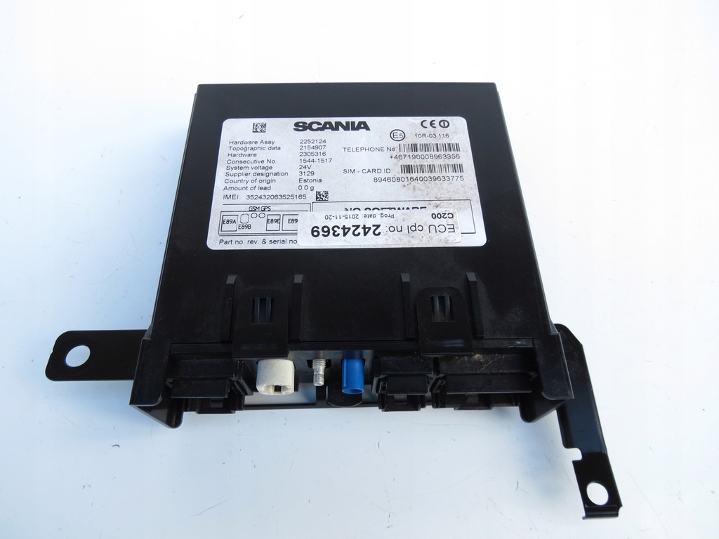 фото №1, Модуль блок управления gsm gps 2424369 2252124 1874686 scania r